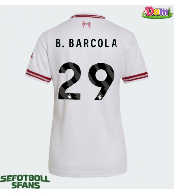 Liverpool Bradley Barcola #29 Bortatröja Kvinnor 2026-27 Kortärmad